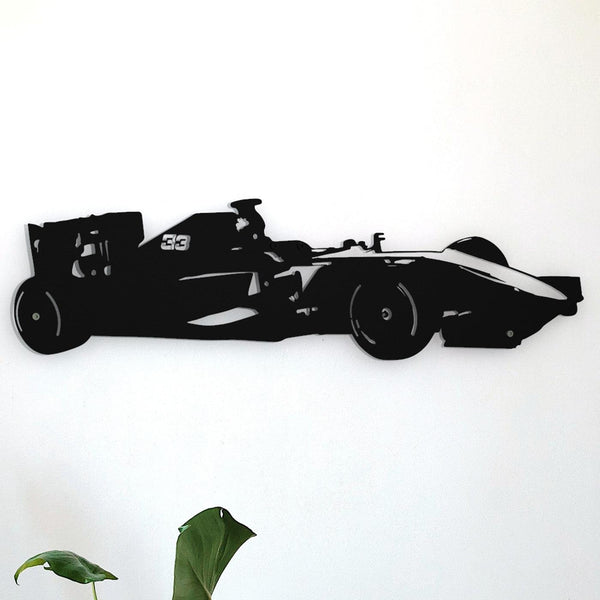 Metalen wanddecoratie - Max Verstappen (nr33) - Lifestaal